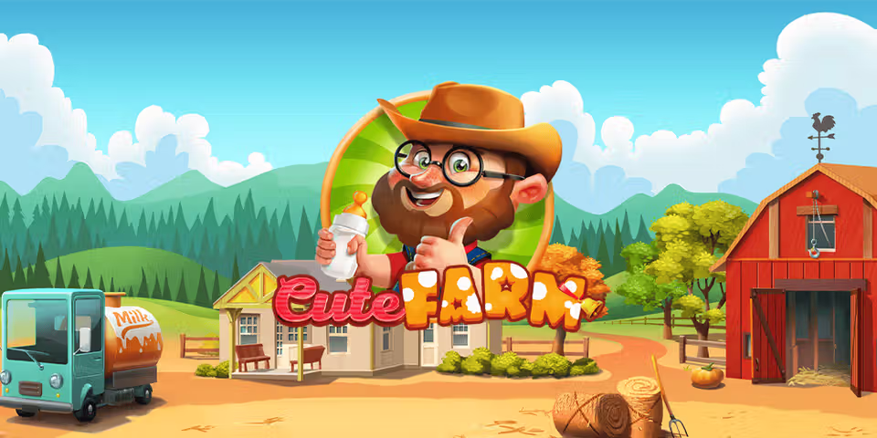 Cute Farm by Thunderspin, available for your casino platform
