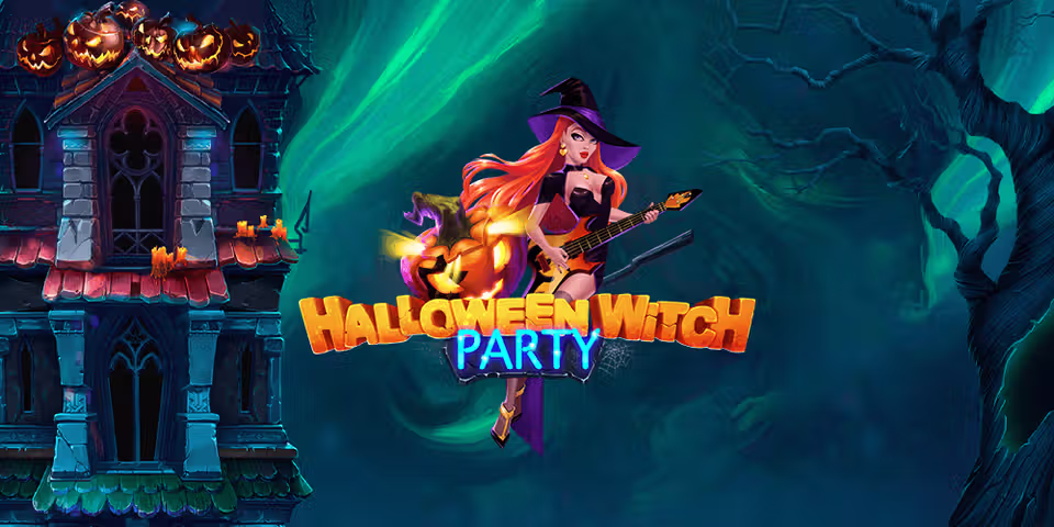 Halloween Witch Party by Thunderspin, available for your casino platform