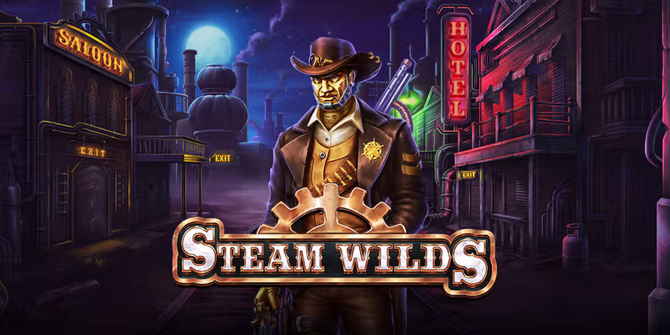 Steam Wilds by Thunderspin, available for your casino platform
