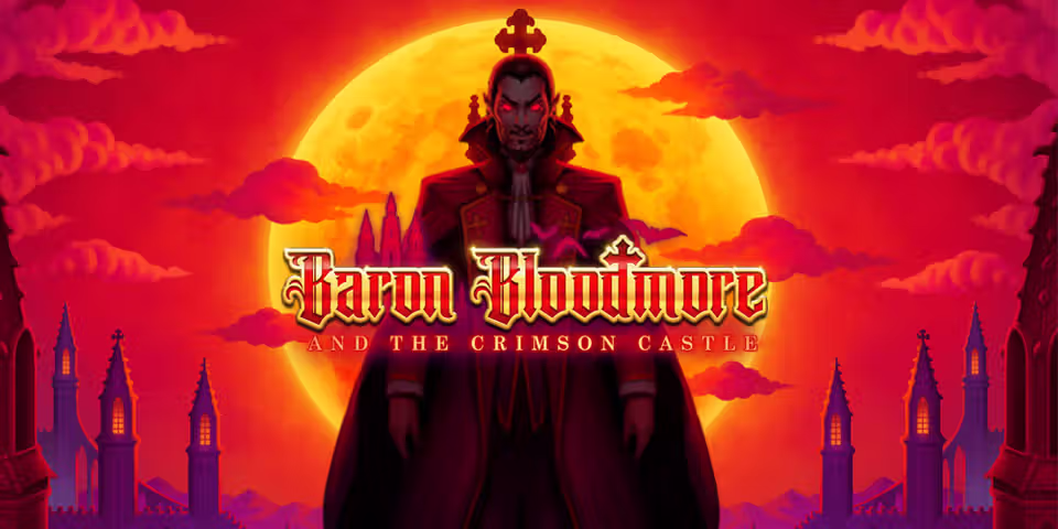 Baron Bloodmore And The Crimson Castle by Thunderkick, available for your casino platform