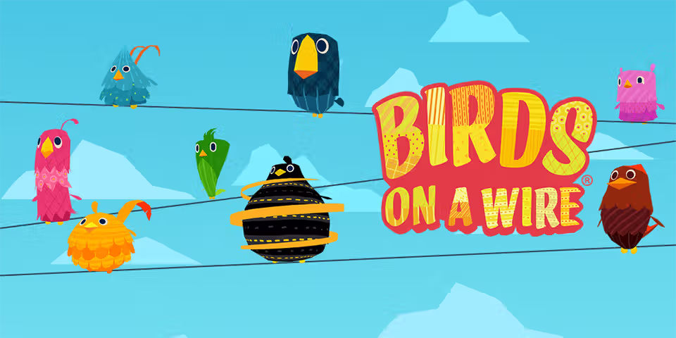 Birds On A Wire by Thunderkick, available for your casino platform