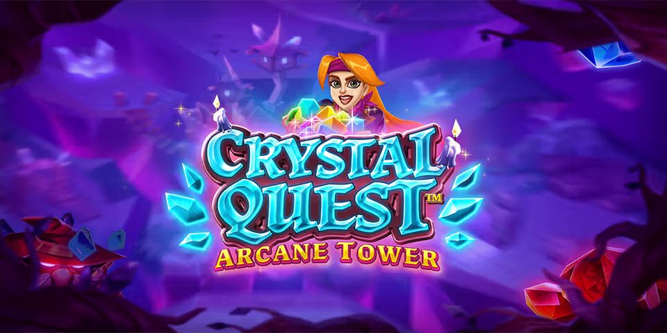 Crystal Quest: Arcane Tower by Thunderkick, available for your casino platform