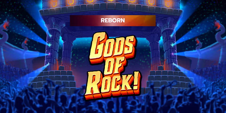Gods of Rock! - Reborn by Thunderkick, available for your casino platform