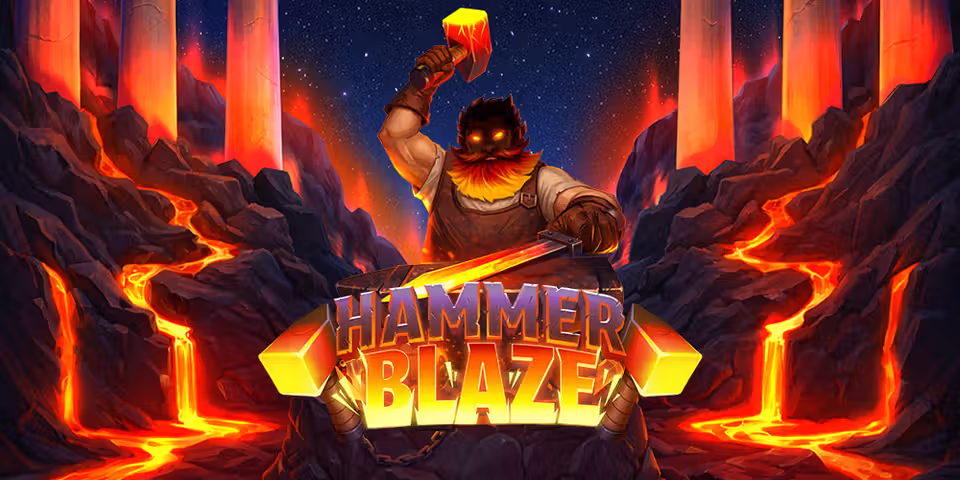 Hammerblaze by Thunderkick, available for your casino platform