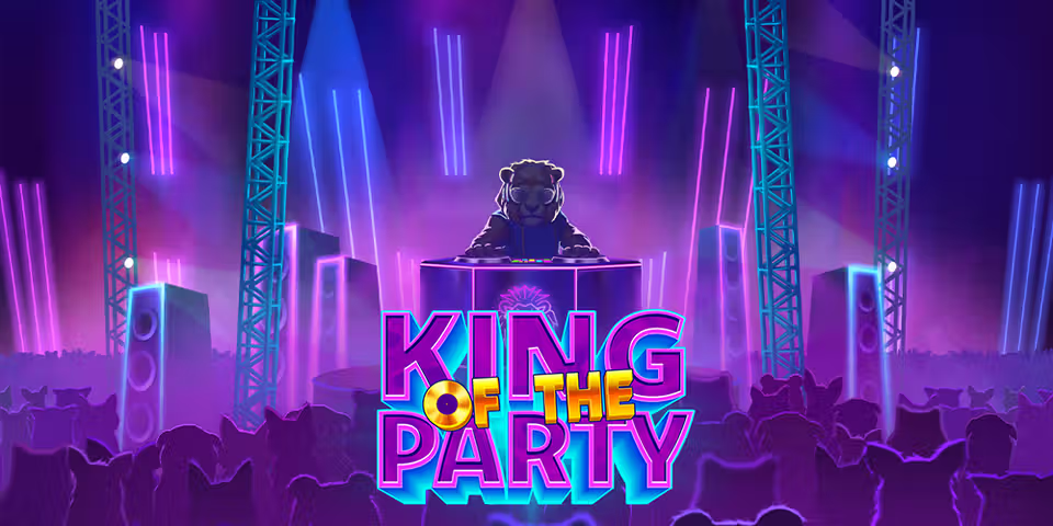King of the Party by Thunderkick, available for your casino platform