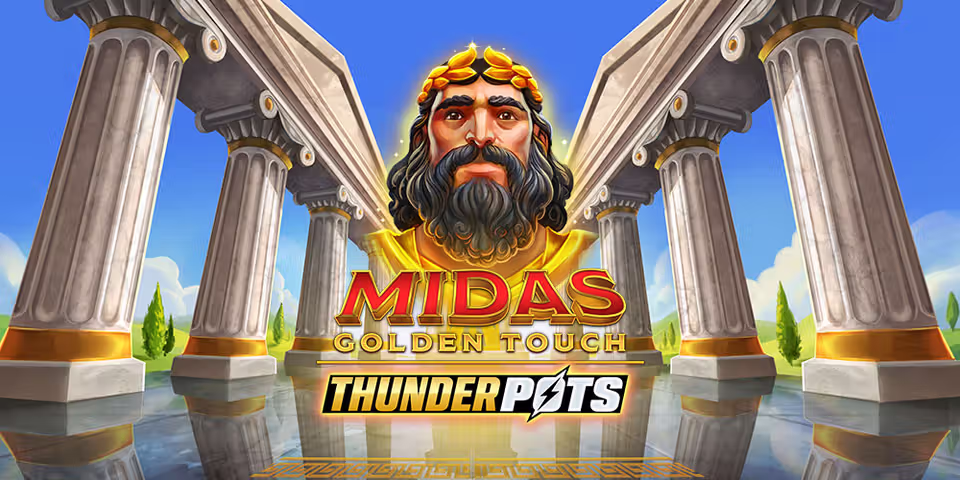 Midas Golden Touch: Thunder Pots by Thunderkick, available for your casino platform