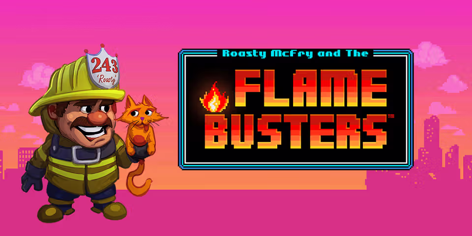 Roasty McFry and The Flame Busters by Thunderkick, available to add to your casino platform