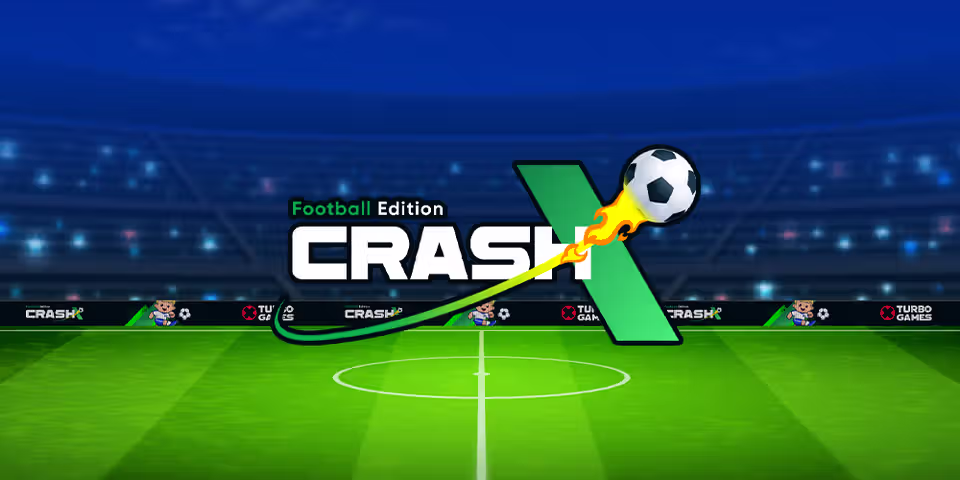 Crash X Football Edition by Turbo Games, available for your casino platform