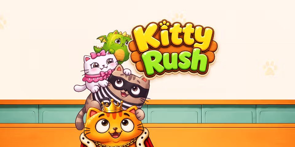 Kitty Rush by Turbo Games, available for your casino platform