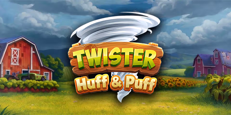 Twister: Huff & Puff by UU Slot, available for your casino platform
