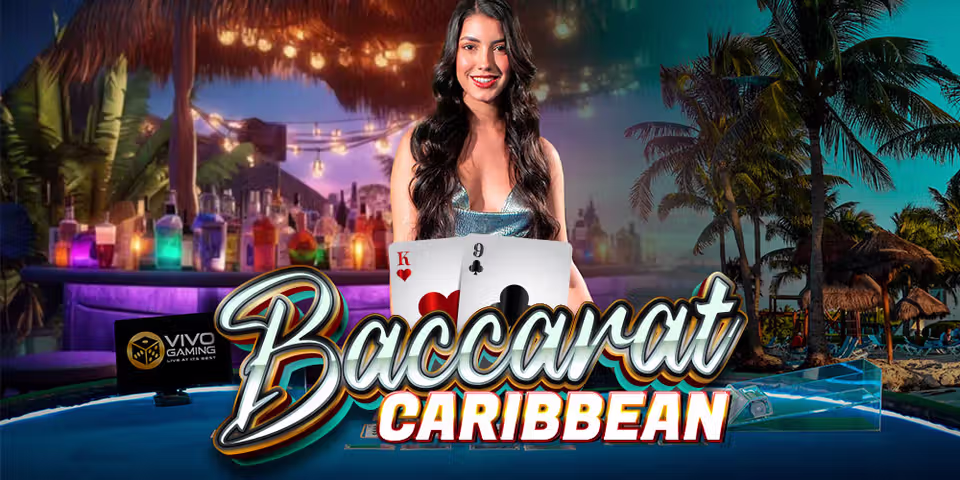 Caribbean Baccarat by Vivo Gaming, available for your casino platform