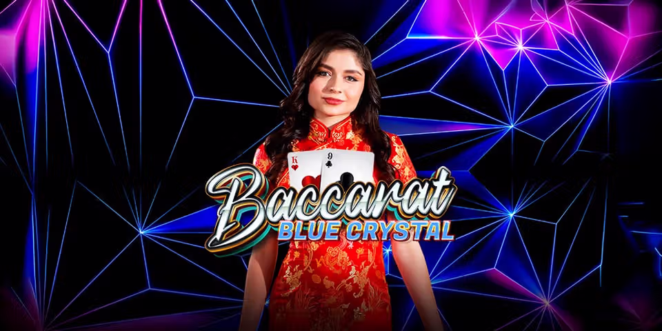 Blue Crystal Baccarat by Vivo Gaming, available for your casino platform