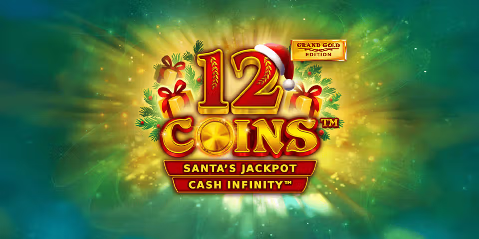 12 Coins Grand Gold Edition Santas Jackpots by VoltEnt, available for your casino platform