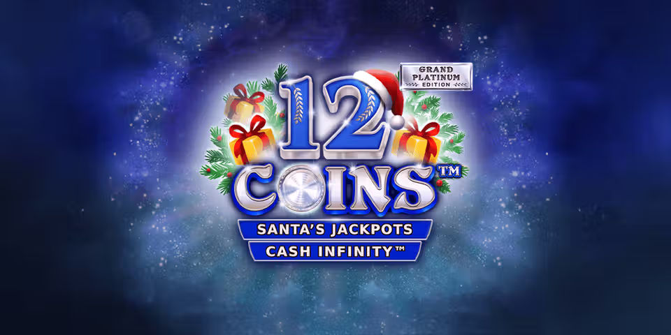 12 Coins Grand Platinum Edition Santas Jackpots by VoltEnt, available for your casino platform