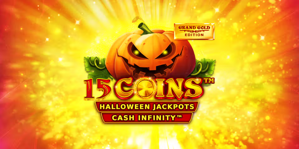 15 Coins Grand Gold Edition Halloween Jackpots by VoltEnt, available for your casino platform