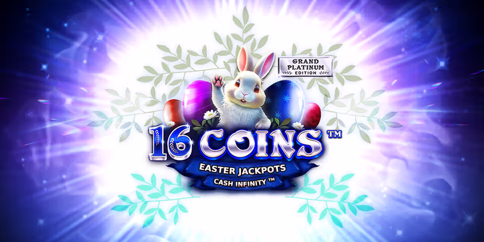 16 Coins Grand Platinum Edition Easter Jackpots by VoltEnt, available for your casino platform