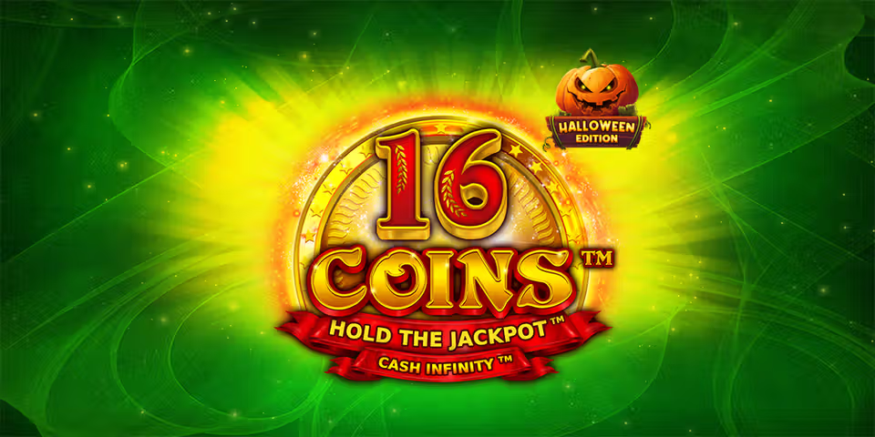 16 Coins Halloween Edition by VoltEnt, available for your casino platform