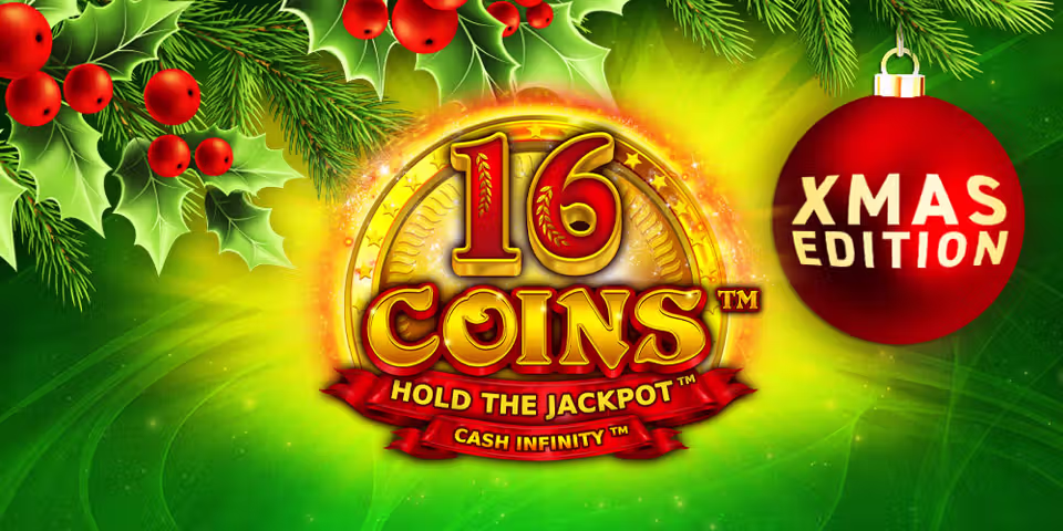 16 Coins Xmas by VoltEnt, available for your casino platform