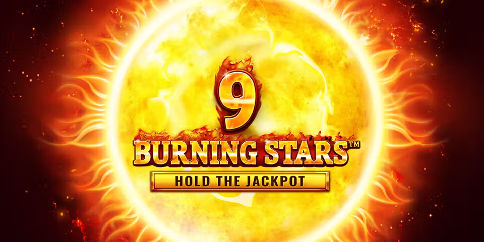 9 Burning Stars: Hold the Jackpot by VoltEnt, available for your casino platform