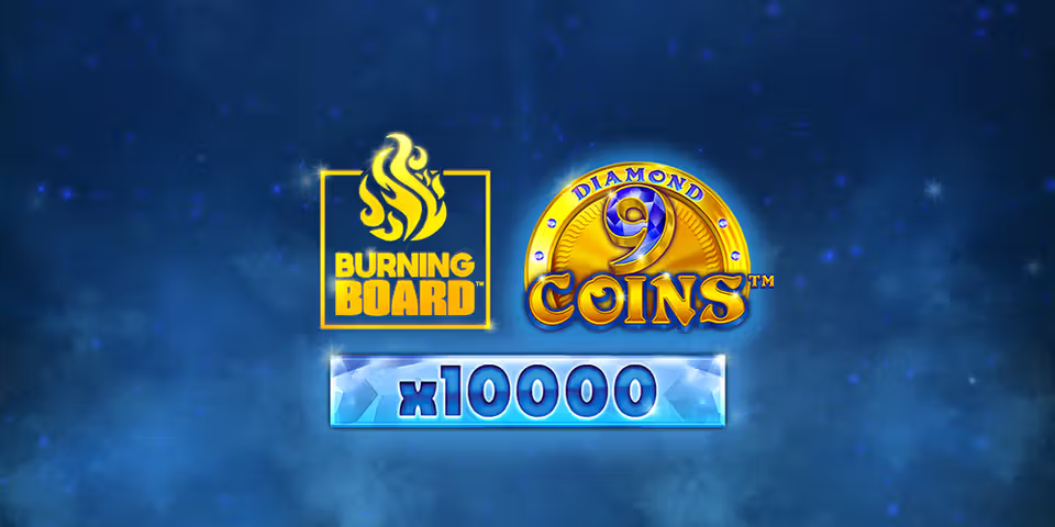 9 Coins Diamond Burning Board by VoltEnt, available for your casino platform