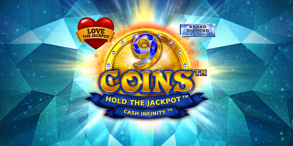 9 Coins Grand Diamond Edition Love the Jackpot by VoltEnt, available for your casino platform