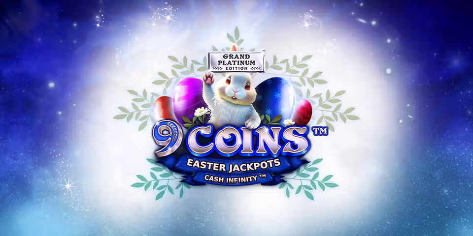 9 Coins Grand Platinum Edition Easter Jackpots by VoltEnt, available for your casino platform