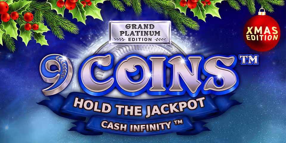 9 Coins Grand Platinum Edition Xmas Edition by VoltEnt, available for your casino platform