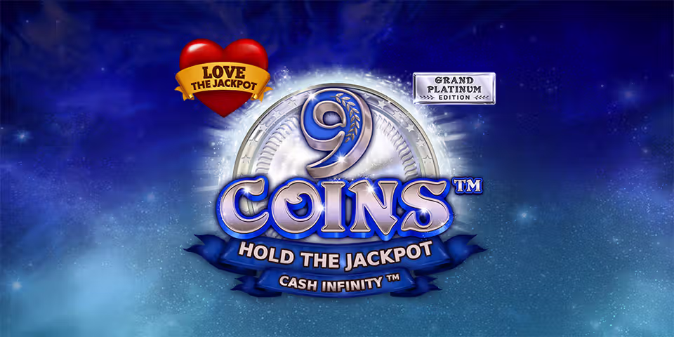9 Coins Grand Platinum Edition Love the Jackpot by VoltEnt, available for your casino platform