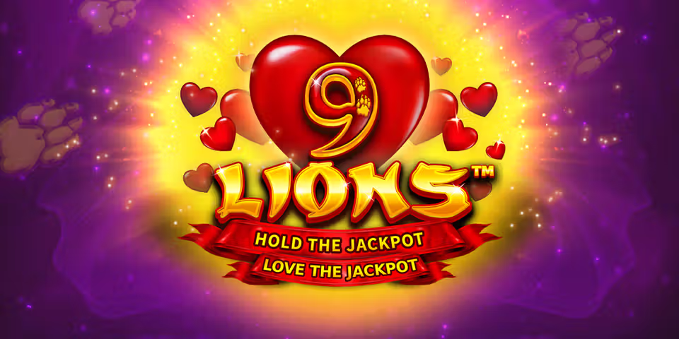 9 Lions Hold the Jackpot Love the Jackpot by VoltEnt, available for your casino platform