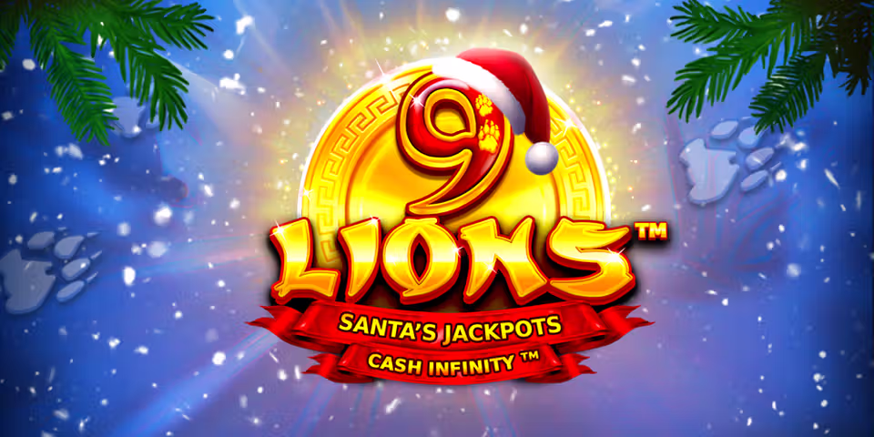 9 Lions Hold the Jackpot Santas Jackpots by VoltEnt, available for your casino platform