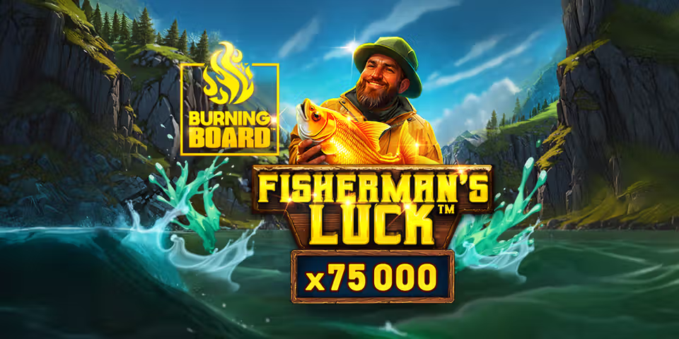 Fisherman's Luck™ Burning Board™ by VoltEnt, available for your casino platform