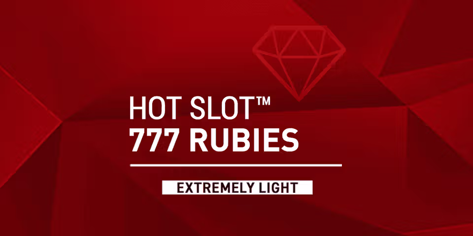 Hot Slot: 777 Rubies Extremely Light by VoltEnt, available for your casino platform