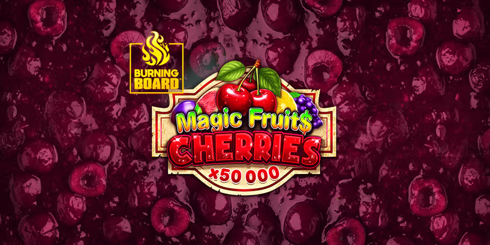 Magic Fruit$: Cherries Burning Board™ by VoltEnt, available to add to your casino platform