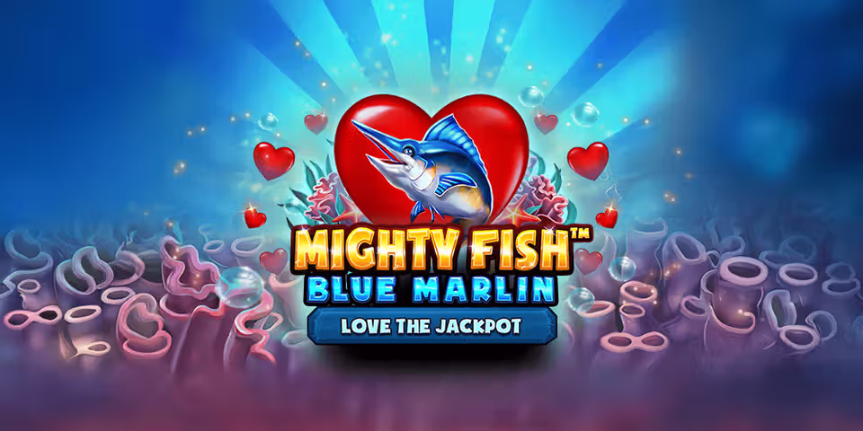 Mighty Fish: Blue Marlin Love the Jackpot by VoltEnt, available for your casino platform