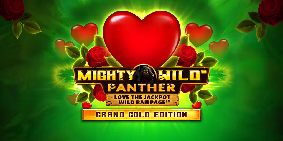 Mighty Wild: Panther Grand Gold Edition Love the Jackpot by VoltEnt, available for your casino platform
