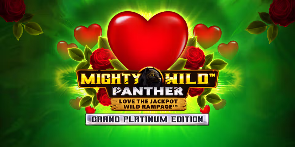 Mighty Wild: Panther Grand Platinum Edition Love the Jackpot by VoltEnt, available for your casino platform