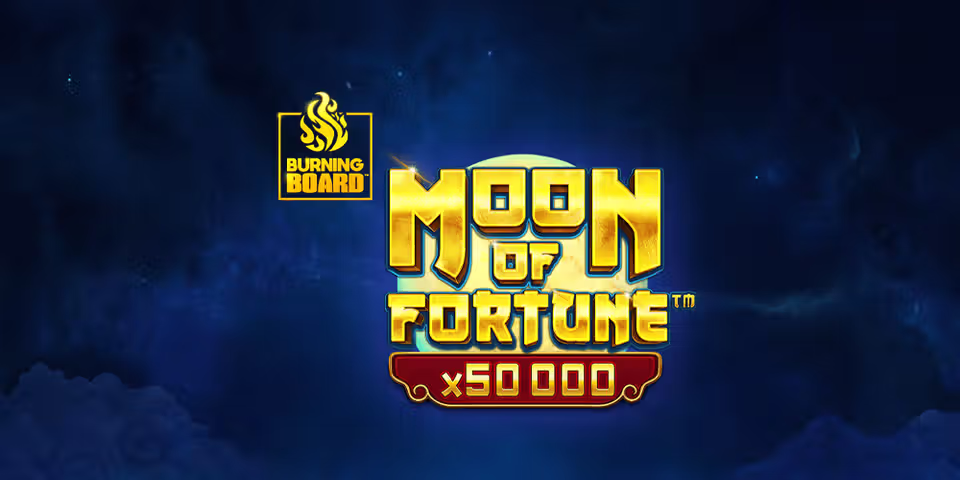 Moon of Fortune Burning Board by VoltEnt, available for your casino platform