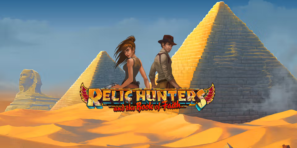 Relic Hunters and the Book of Faith™ by VoltEnt, available for your casino platform
