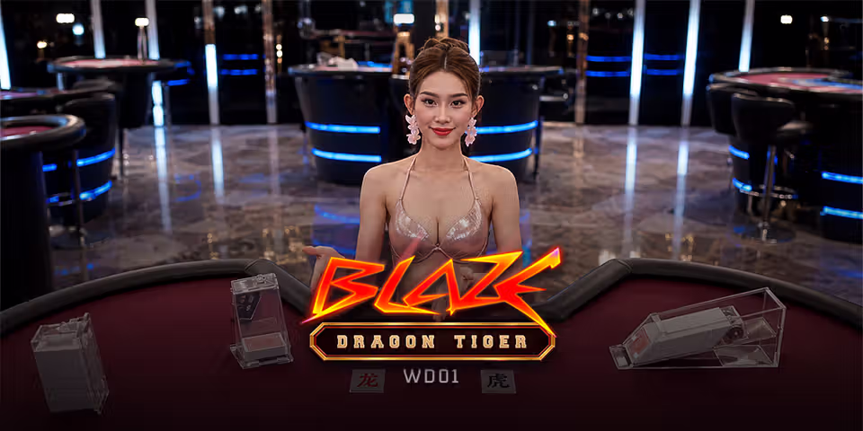 Blaze Dragon Tiger WD01 by Yeebet Live, available for your casino platform