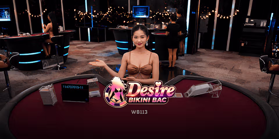 Desire Bikini Baccarat WB113 by Yeebet Live, available for your casino platform