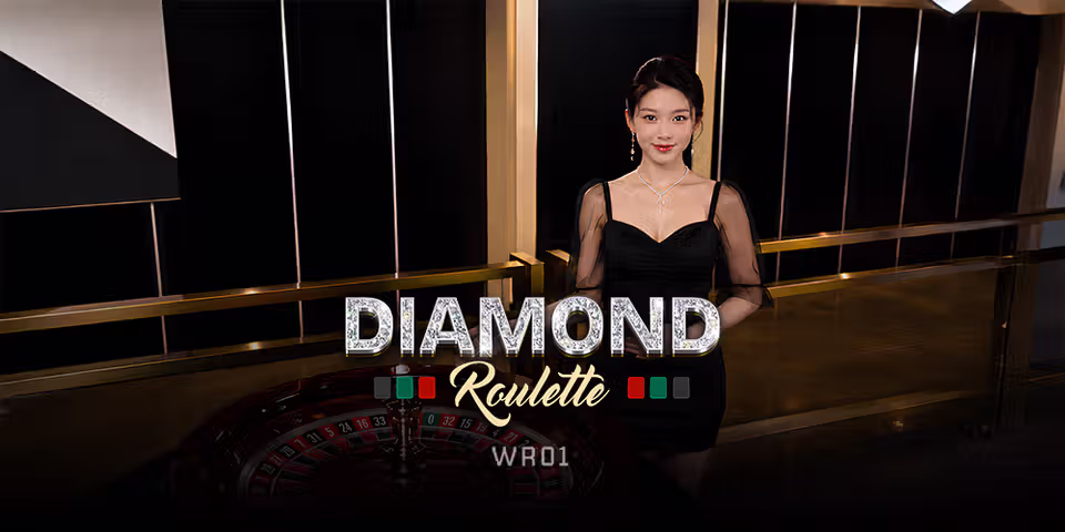 Diamond Roulette WR01 by Yeebet Live, available for your casino platform