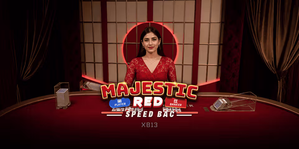 Majestic Red Speed Bac XB13 by Yeebet Live, available for your casino platform