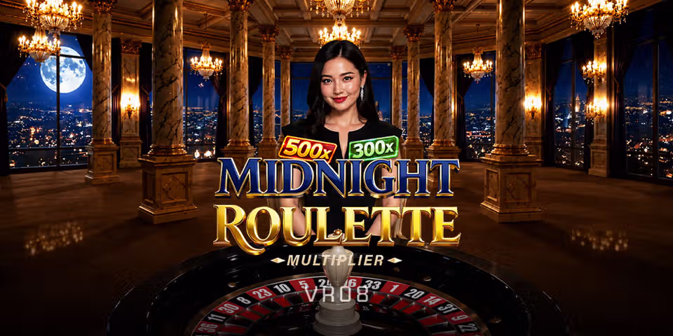 Midnight Roulette VR08 by Yeebet Live, available for your casino platform