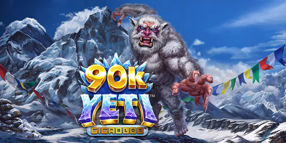 90k Yeti Gigablox by Yggdrasil, available for your casino platform