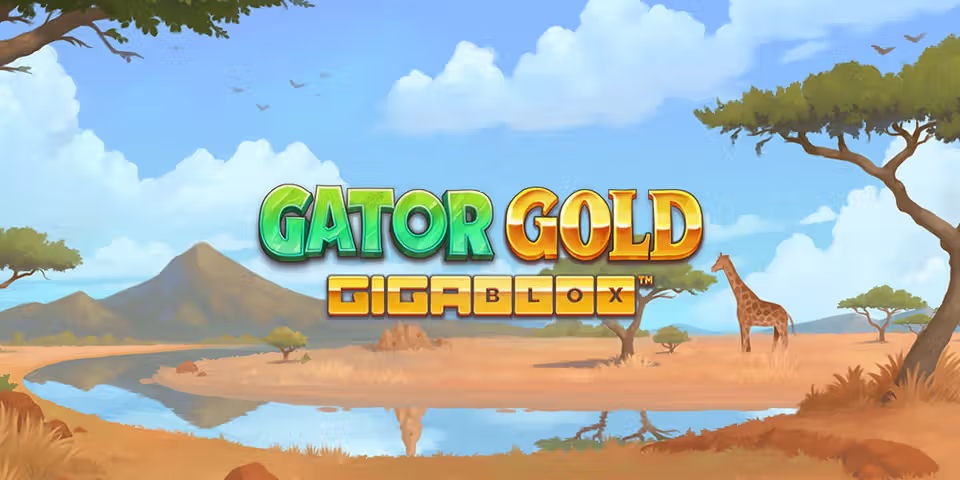 Gator Gold Gigablox by Yggdrasil, available for your casino platform