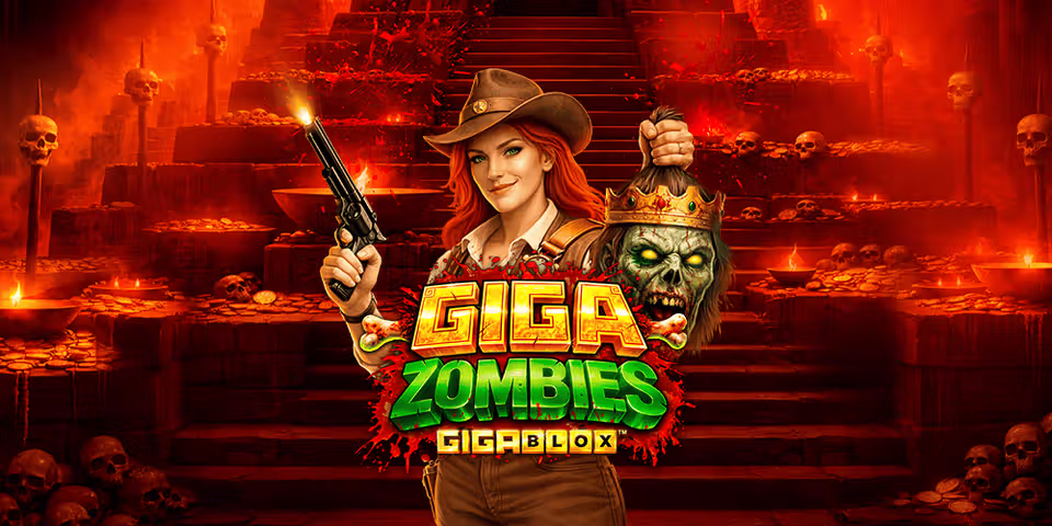 Giga Zombies GigaBlox by Yggdrasil, available for your casino platform