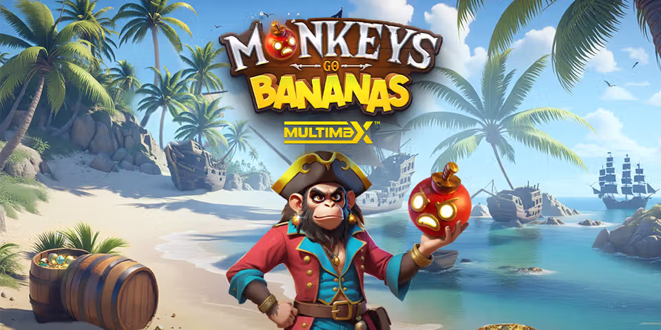 Monkeys Go Bananas MultiMax by Yggdrasil, available for your casino platform
