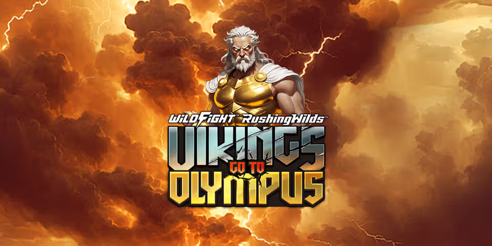 Vikings Go To Olympus Wild Fight RushingWilds by Yggdrasil, available for your casino platform